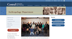 Desktop Screenshot of anthropology.ccsu.edu