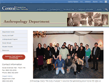 Tablet Screenshot of anthropology.ccsu.edu