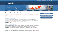 Desktop Screenshot of itbd.ccsu.edu